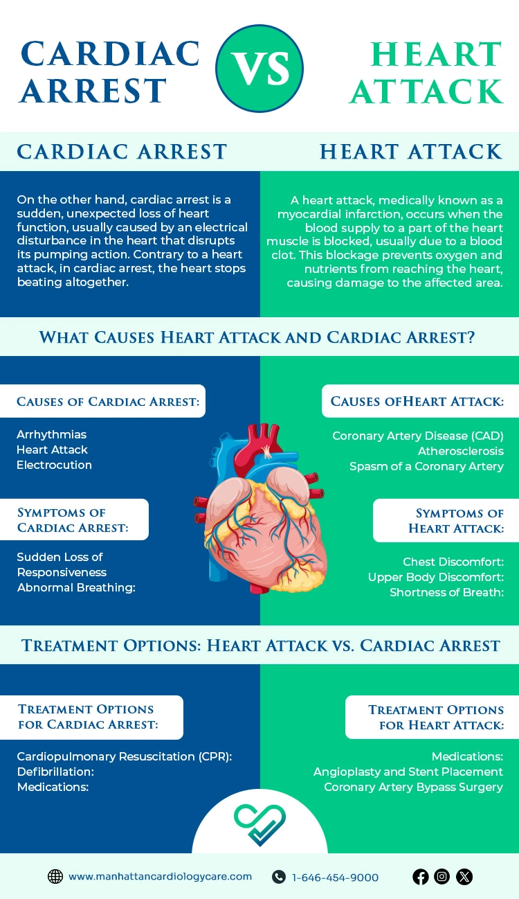 Difference Between Heart Attack And Cardiac Arrest Explained