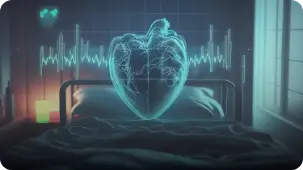 heart condition in sleeping